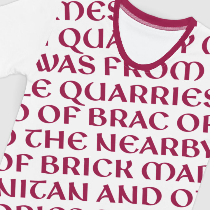Diocletian Text T-shirt
